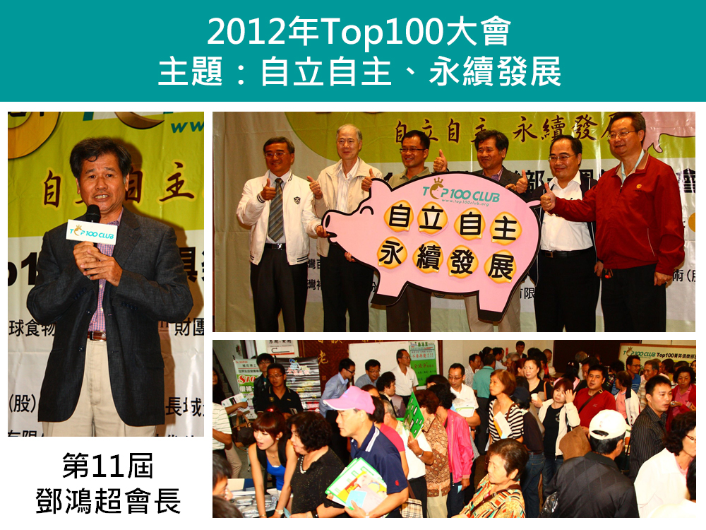 2012年Top100養豬菁英俱樂部大會